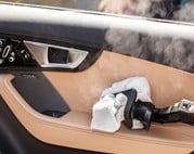 car interior steam sanitize